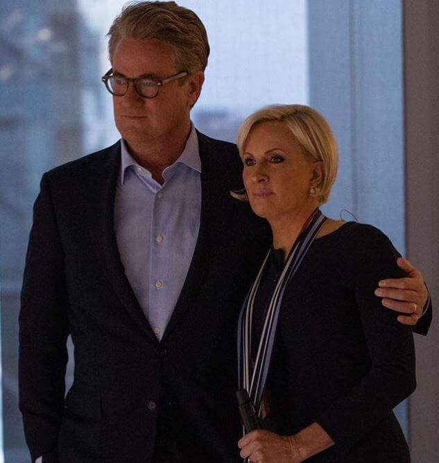 Carlie Hoffer's mom, Mika Brzezinski, with her husband, Joe Scarborough.